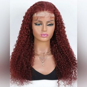4*4 Lace Closure 180% Density Long Straight Human Hair Wig 22 inches